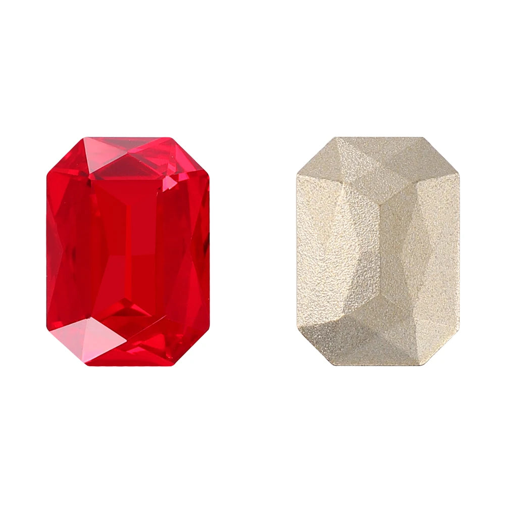 New Shape Hot Selling Maxi Cushion Octagon K9 Glass High Quality Durable Innovative Design Popular Decoration Point Back Stones