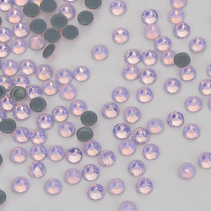 Factory Wholesale Blingbling Flat Back Rhinestones Hot Fix Crystal Glass for Cloth Same Cut Bulk Glass Rhinestones