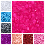 QIYI Mocha Nail Rhinestones Glitter Stones Wholesale Bulk Flat Back Glass Neon Non Hotfix Crystal Spikes Shoes Half Shoes 1 Bag