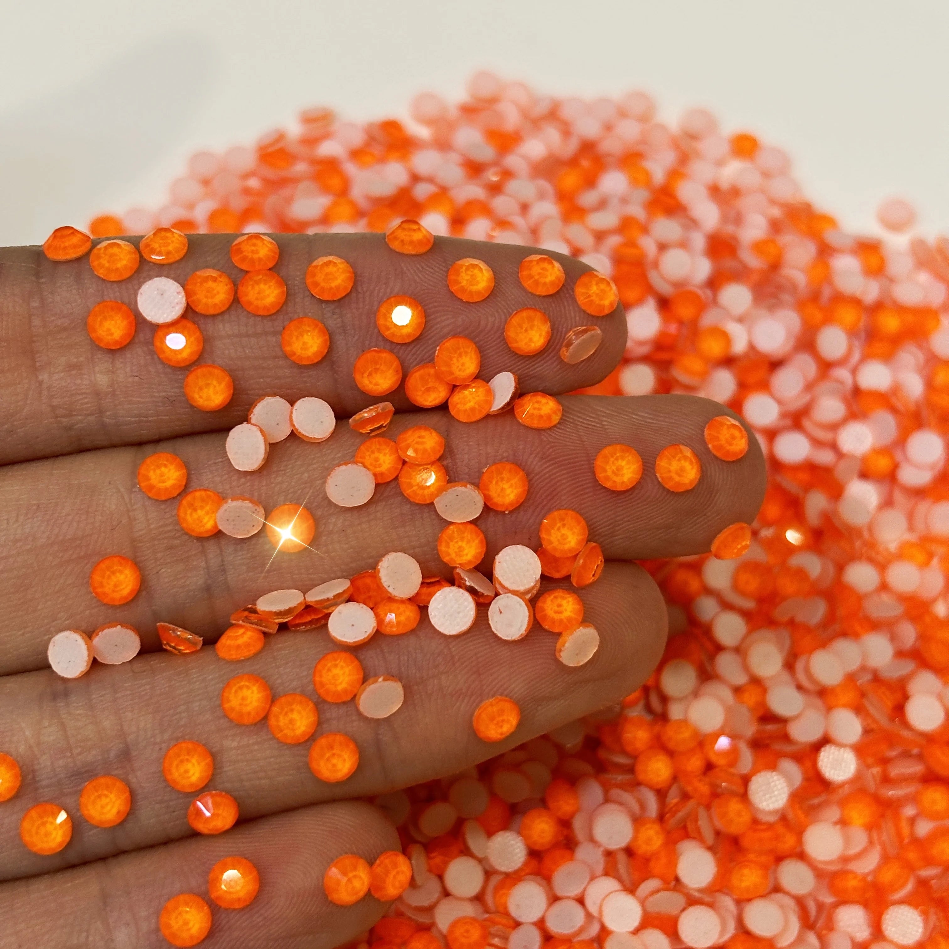 Bulk Shiny Glass Rhinestones Crystal Flatback AB DIY Nail Art Shoe Garment Decorations Hot Fix Glue-On Rhinestone