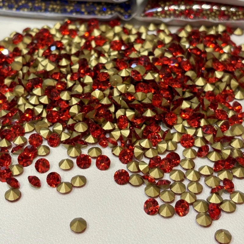 Wholesale Diamond Pointed Bottom Water Crystal DIY Shoes & Clothing Nail Decoration Loose Rhinestones for Wholesale