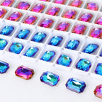 QIYI K9 Glass Grade AAAAAA Loose Rhinestones Maxi Cushion Octagon Point Back Stones
