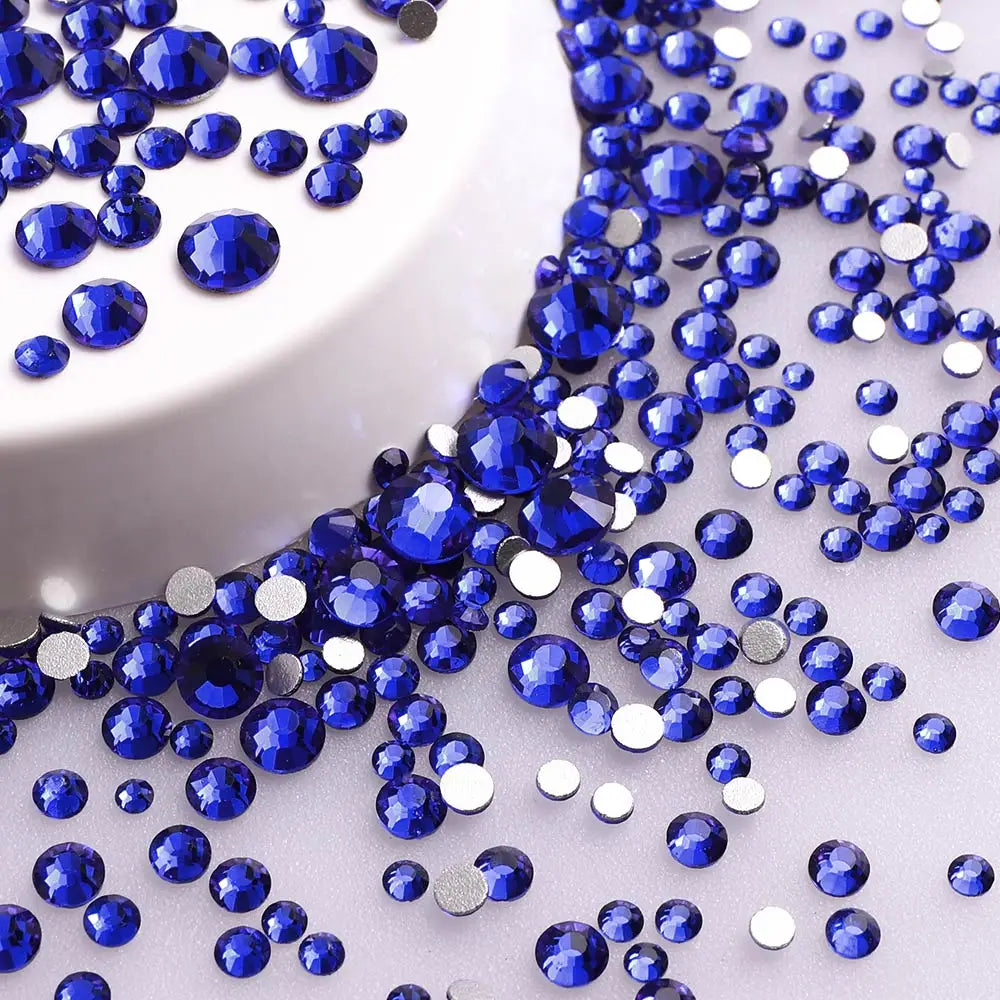 QIYI Wholesale Mixed Size Ss4-ss20 Bling Crystal Rhinestones Bulk for Decorative Nail Art Crafts