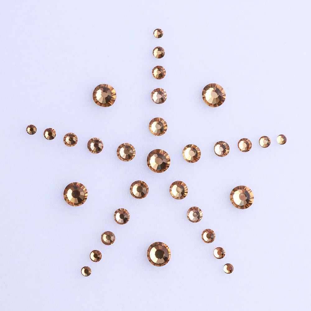 QIYI Factory Wholesale Mixed Size Ss4-ss20 Bling Crystal Rhinestones Bulk for Decorative Nail Art