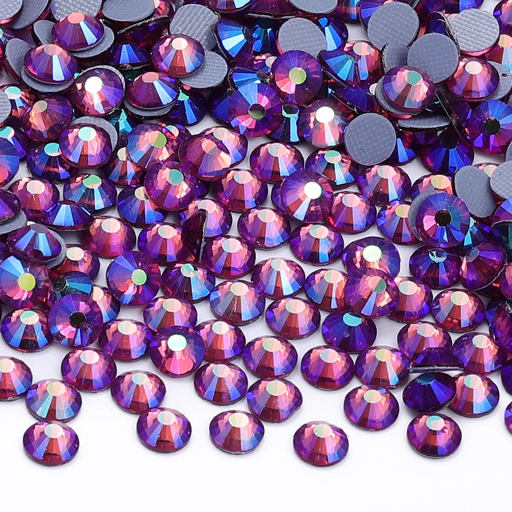 Hotfix Glass 60+Colors Rhinestone Crystal AB High Quality Rhinestones Bulk Crystals Stones Garment Accessories for Clothing