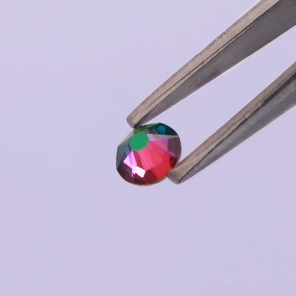 Wholesale Rhinestone 2088 Gold Base Green Volcano Effects Rhinestones High Quality Non Hot Fix Flatback Rhinestone