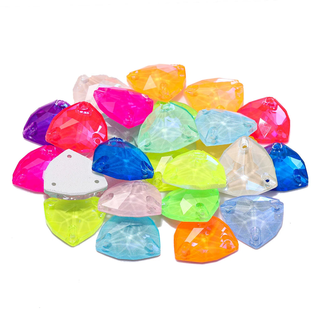 60+ Colors Trillion K9 T Sew-On Crystal Stone Premium Cristal 3272 Rhinestone for Clothes Bags Shoes