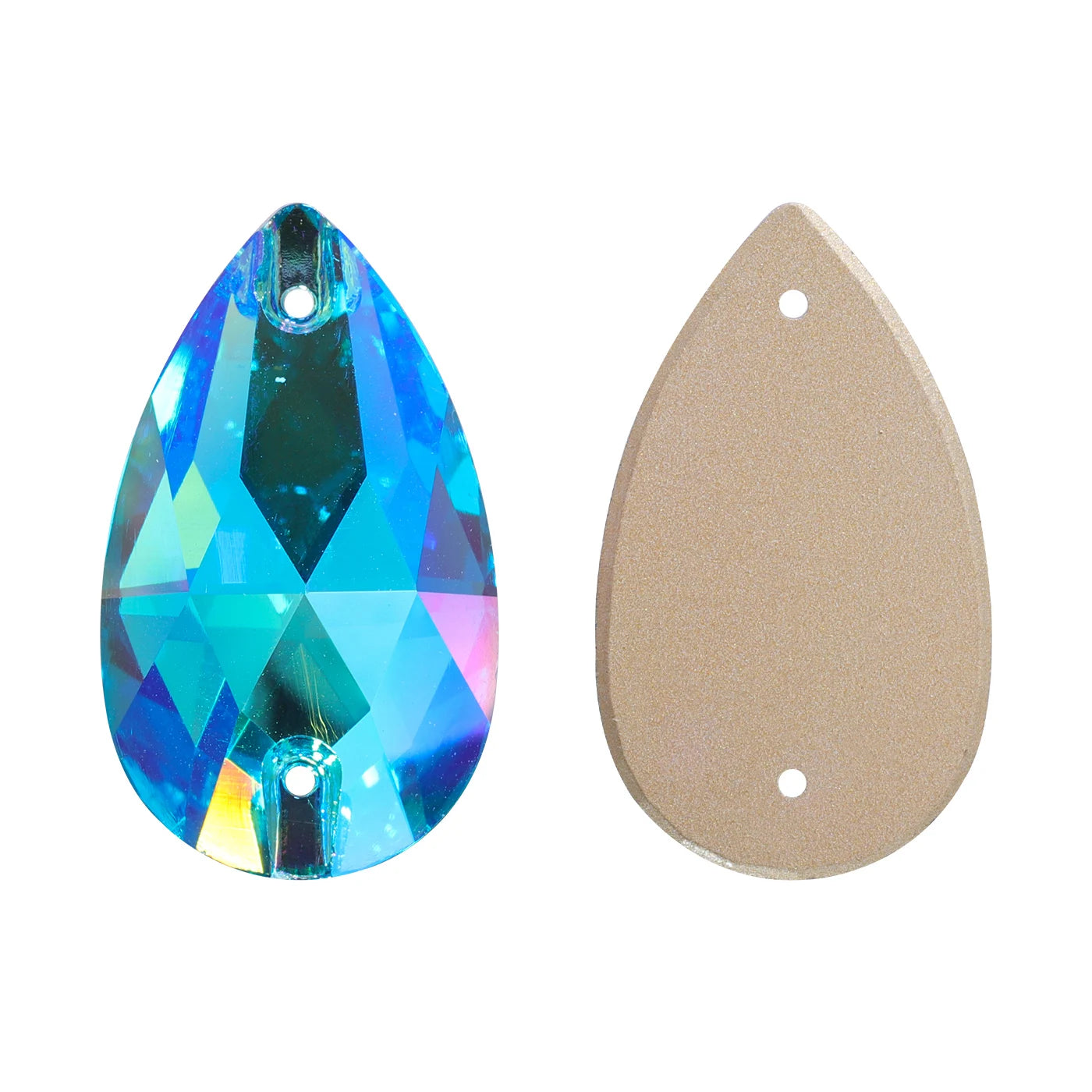 QIYI New Product Explosion Shimmer Sew on Pure Hard Glass Crystal Rhinestones 7*12mm/10*14mm/11*18mm/13*22mm/17*28mm for Garment