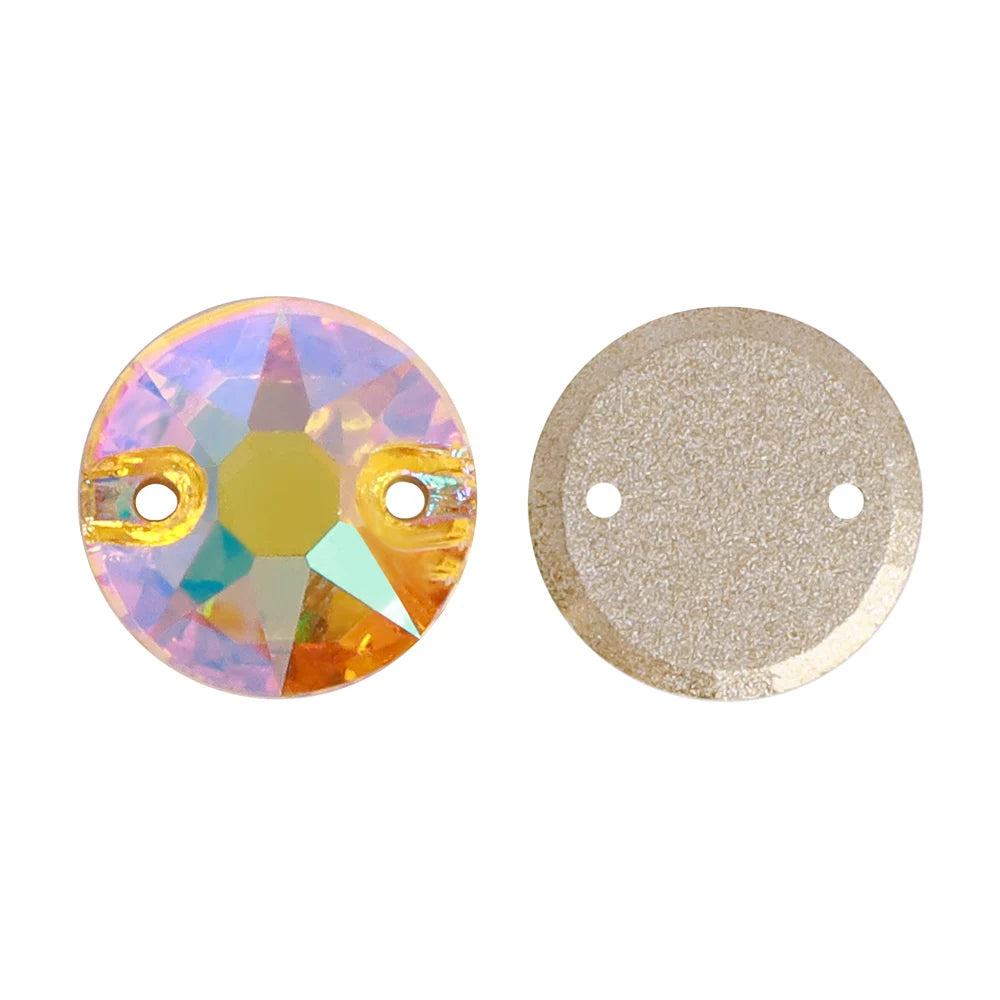 Wholesale XIRIUS Rhinestones 3288  Crystal AB Sew-on Rhinestones Glass  Flatback Rhinestones Sewing Stones for Dress