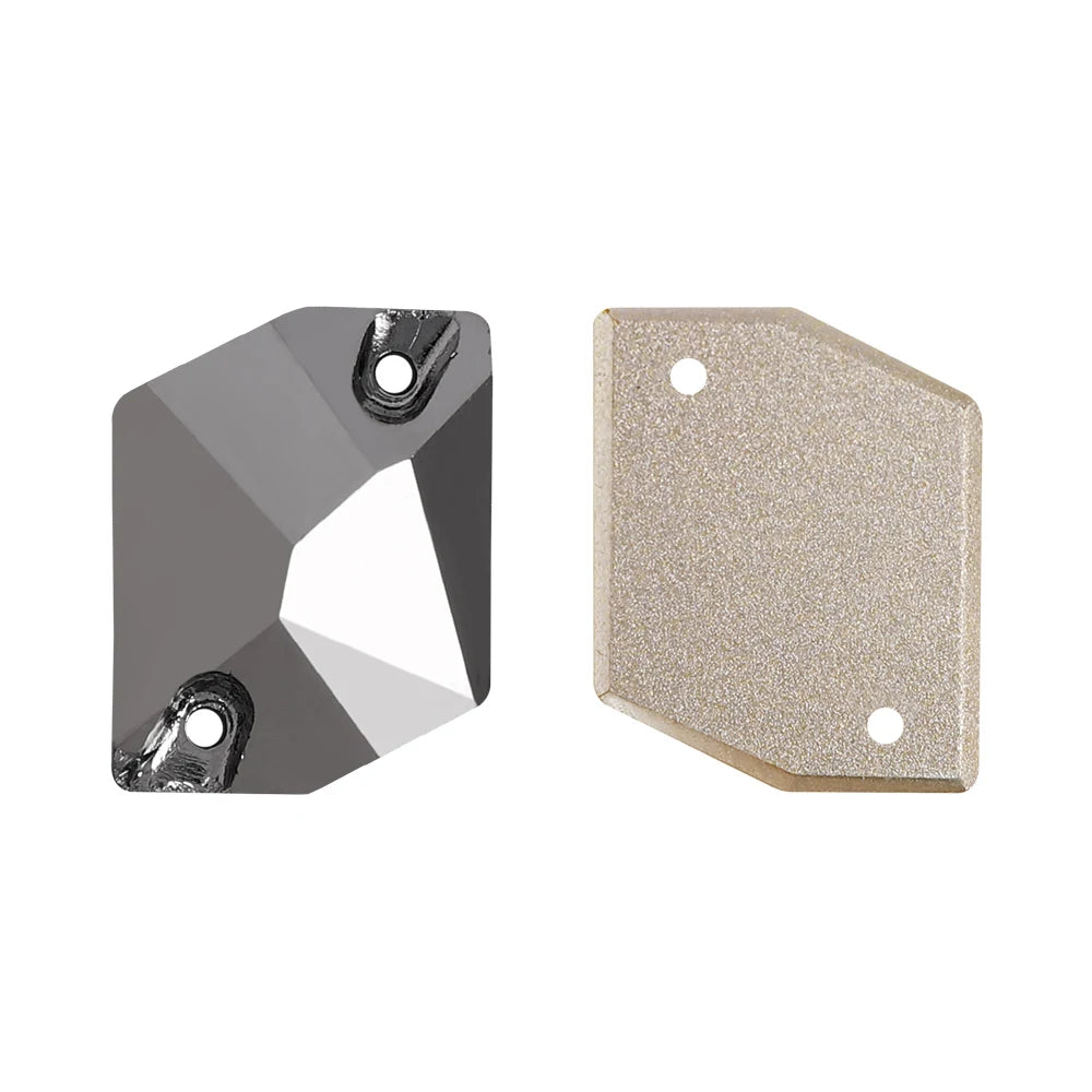 3265 Cosmic Shape 10*12mm/11*14mm/13*17mm/17*21mm Top Quality Durable Innovative Design Clear Glass Sew-on Rhinestones for DIY