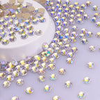 Wholesale 2088 Crystal Glass Rhinestone 16 Cut Facets SS10-SS40 8 Big 8 Small Crystal Strass Flatback Rhinestones