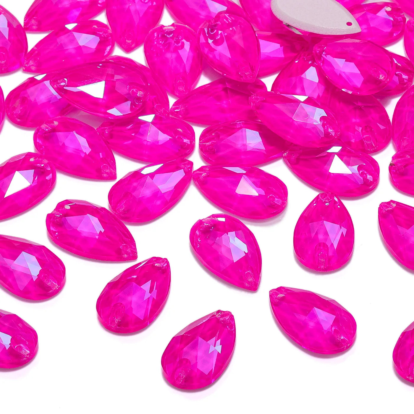K9 High Quality Neon Fuchsia Series Sew on Glass Sewing Stone Crystal Rhinestones for Dancing Gament Decoration