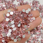 Wholesale High Quality Non Hotfix Rhinestone Diamond Strass Flatback Glass Crystal Rhinestones Bulk for Cloth DIY Crafts