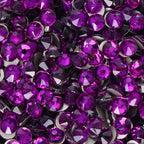 16 Cuts Neon Colors Glass Crystal Rhinestone SS10-SS30 8 Big 8 Small Flatback Rhinestones Grade AAAAAA White Back for Gym