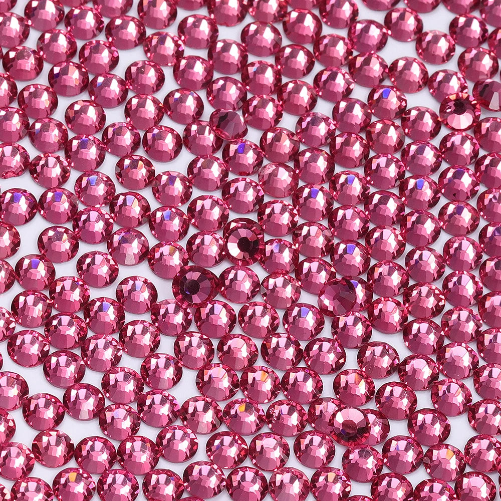QIYI SS30-SS60 1001-1129 14400pcs Flat Back Non Hot Fix Durable Latest Fashion Popular Style Glass Crystal Rhinestones for Shoe