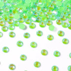Wholesale Luminous Mocha Shimmer Color Glass Flatback Rhinestones Glass Crystals Rhinestones Diamond for Fashion Jewelry Earring