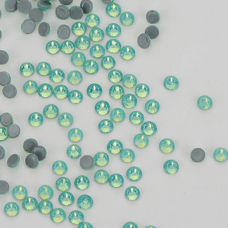 QIYI SS3-SS50 Colorful Hotfix Rhinestones Glitter Crystal Glue on Strass Diamond Rhinestones for Garment Decorations