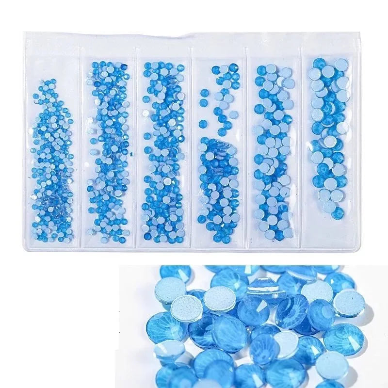 Customized Night Bling Rhinestone Fluorescent Flat Bottomed Drill Diy Nail Art Rhinestone