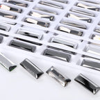 Factory Direct Wholesale New Product Explosion K9 Glass Crystal Rectangle Bling Bright Shining Rhinestones DIY Decoration Grade