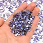 Latest New Colors Luminous Ss3-ss50 Wholesale Non Hotfix Cryatl Opal  Flat Back Crystal  Glass Rhinestones for DIY Gym Clothing
