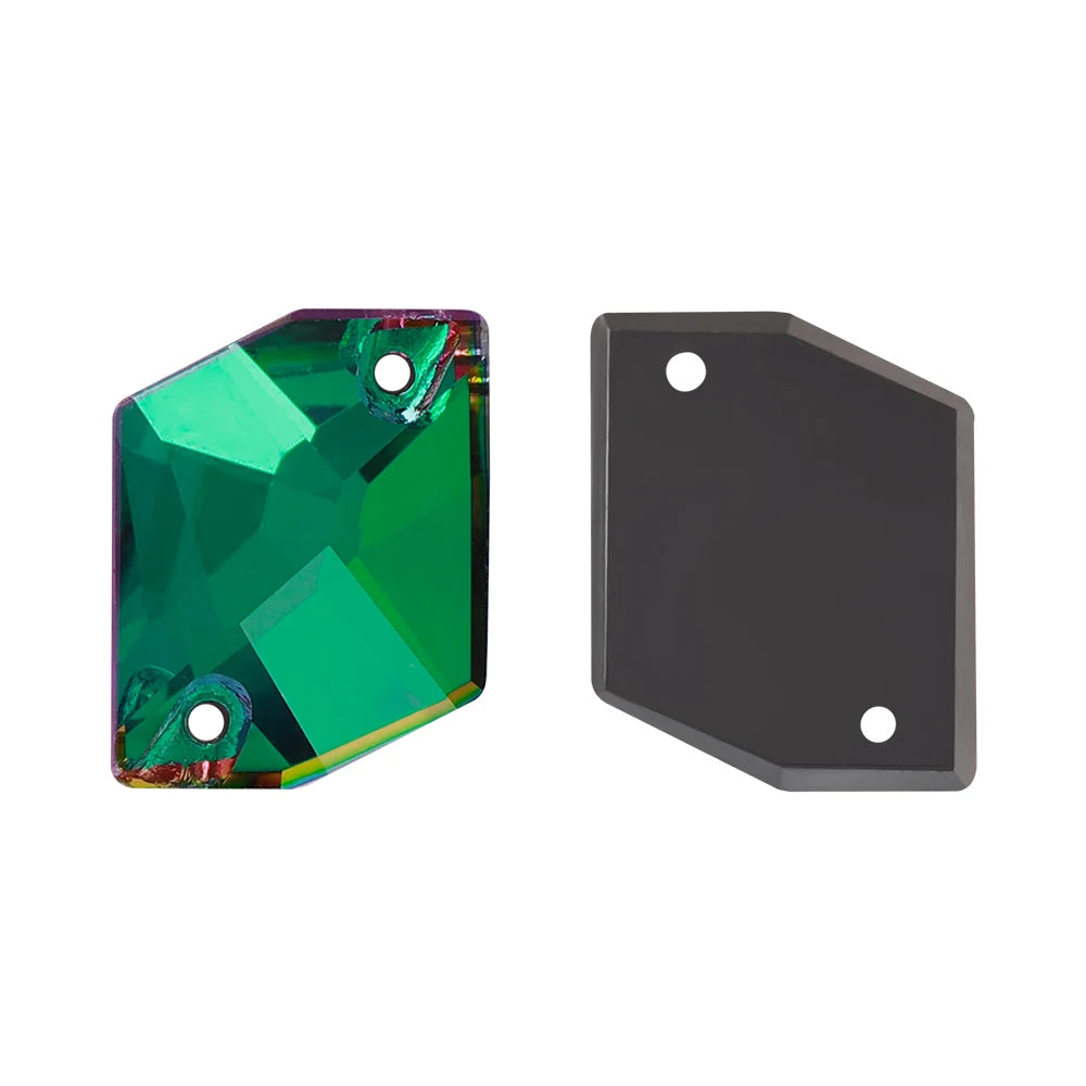 QY Wholesale Cosmic Sewing Crystal Glass Bling Sew-On Rhinestones Flat Back Non Hotfix Stones Bling for Clothing Accessory