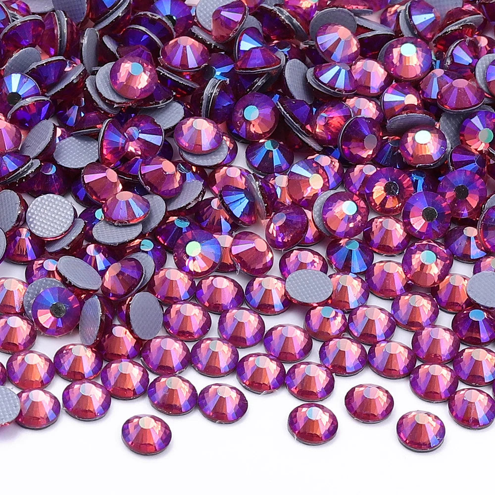Hotfix Glass 60+Colors Rhinestone Crystal AB High Quality Rhinestones Bulk Crystals Stones Garment Accessories for Clothing