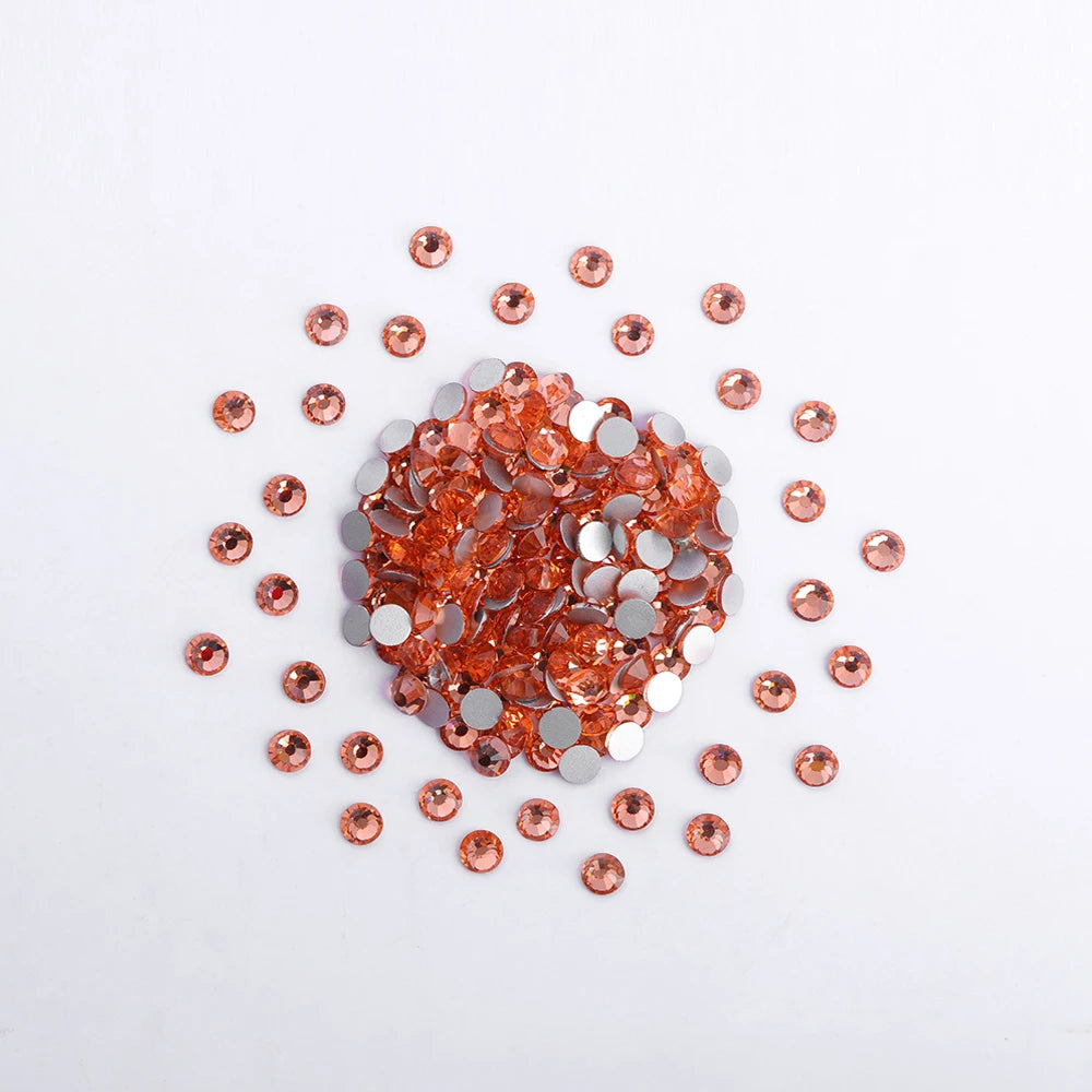 Ss5-ss20 High Quality Customization Flat Back Crystal  Non Hot Fix Rhinestone,Factory Direct Sale Flat Back Rhinestone for Dress