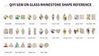 K9 High Quality Neon Fuchsia Series Sew on Glass Sewing Stone Crystal Rhinestones for Dancing Gament Decoration