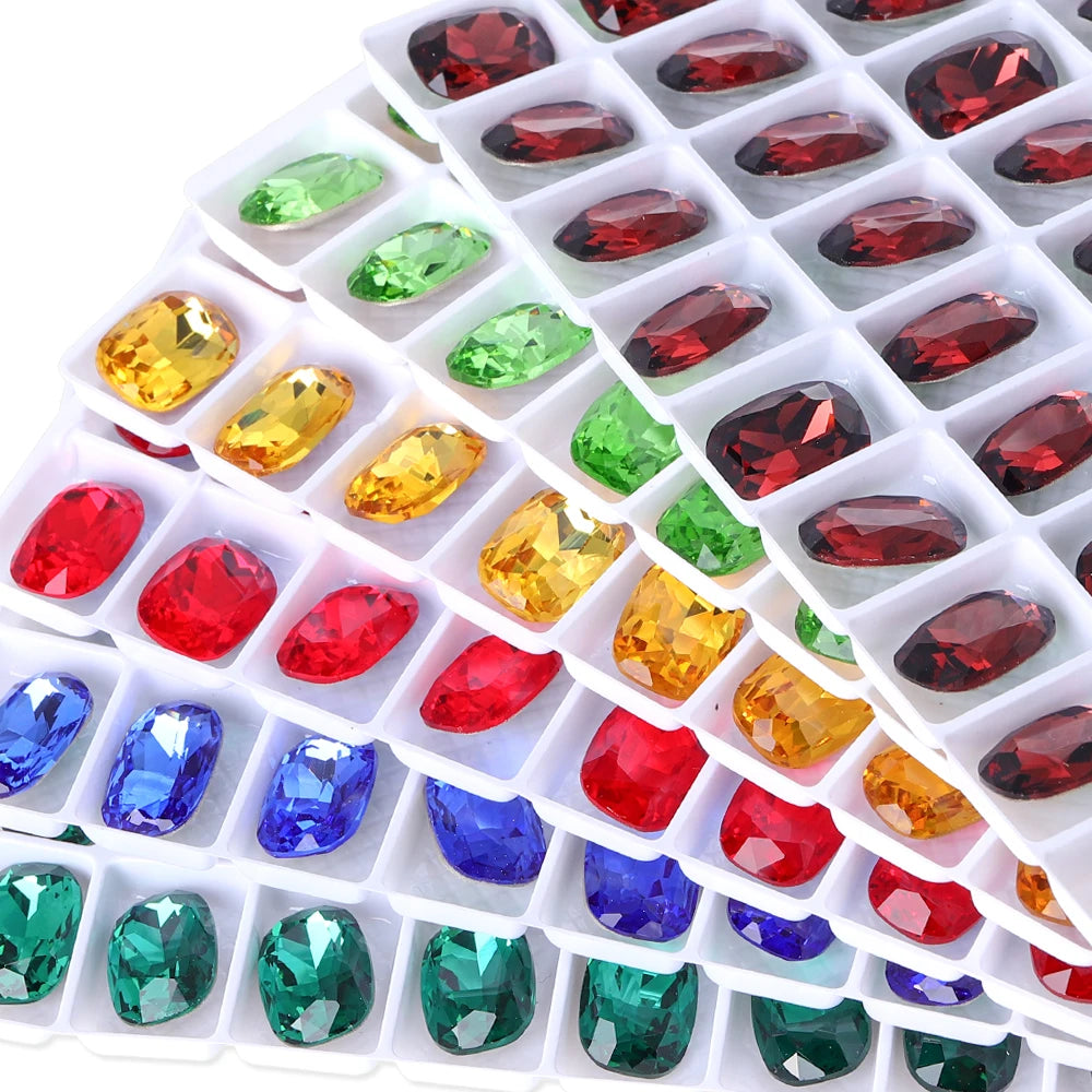 New Arrival Hot Selling Classical Baguette Fancy Stone Top Quality Grade 6A K9 Glass Point Back Stones for DIY Decoration 4568