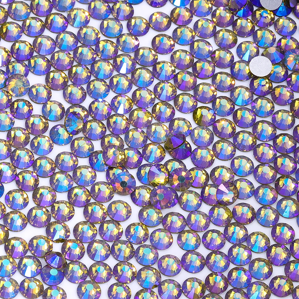 QIYI SS30-SS60 1001-1129 Colors Flat Back Non Hot Fix Durable Latest Fashion Popular Style Glass Crystal Rhinestones for Shoe