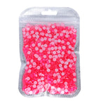 2088 Neon Colors Glass Crystal Rhinestone Flat Back Rhinestone 8 Big 8 Small Crystal Strass Bling Bling Flatback Rhinestones