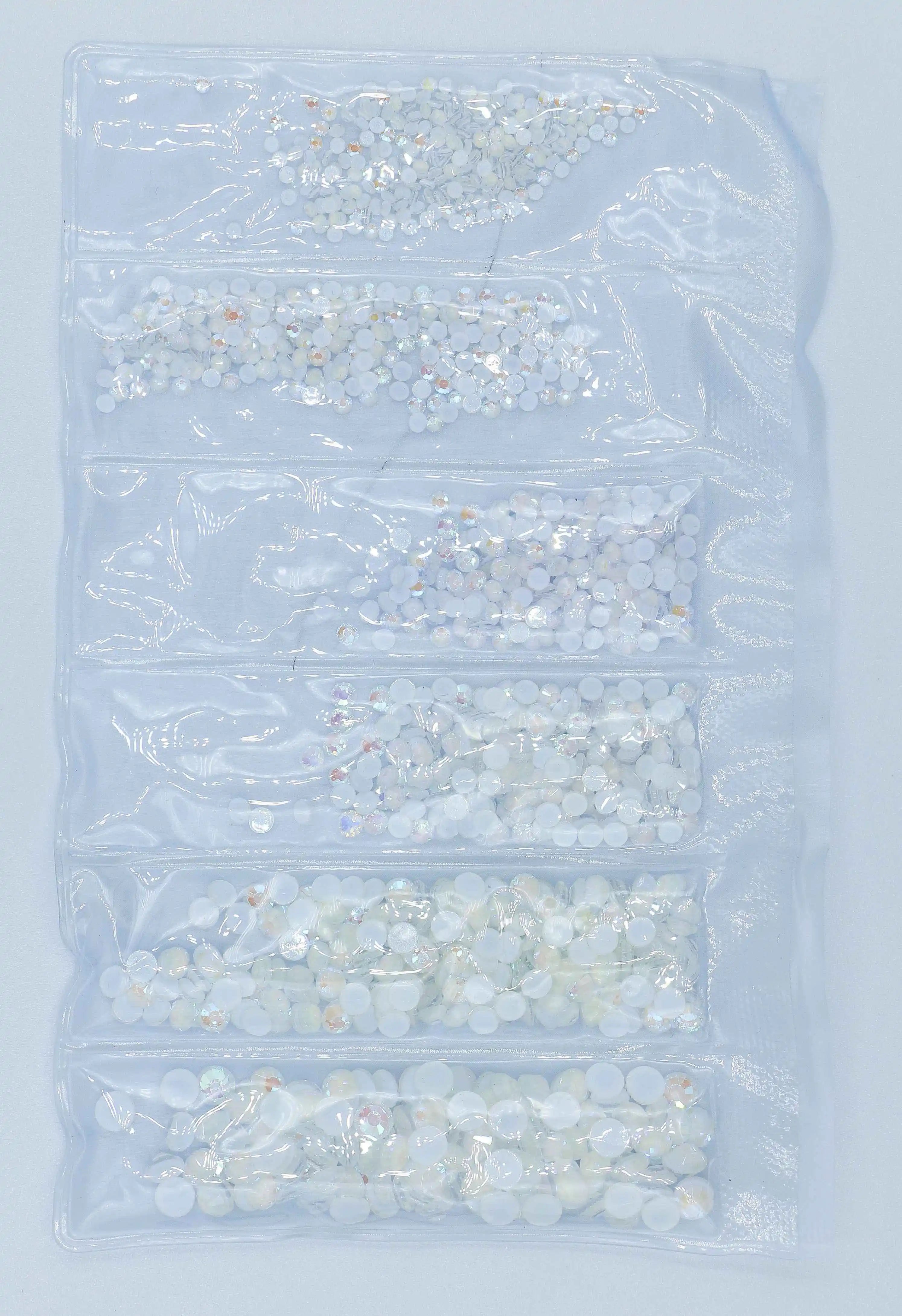 Fluorescent Luminous Mix SS6-SS20 Non Hotfix Neon Rhinestone Noctilucent Electric Nail Art Decorations