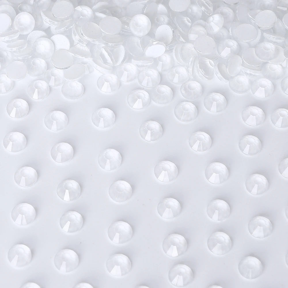 QIYI Wholesale Rhinestones Bulk Mocha Neon Glass Rhinestones Flat Back Non Hotfix Stones and Crystals for Clothes