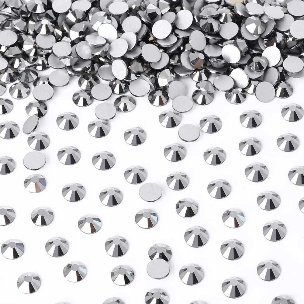 Wholesale 14400pcs Bulk Package Shining Rhinestones Glass AB Crystals Glue on Rhinestones for Car
