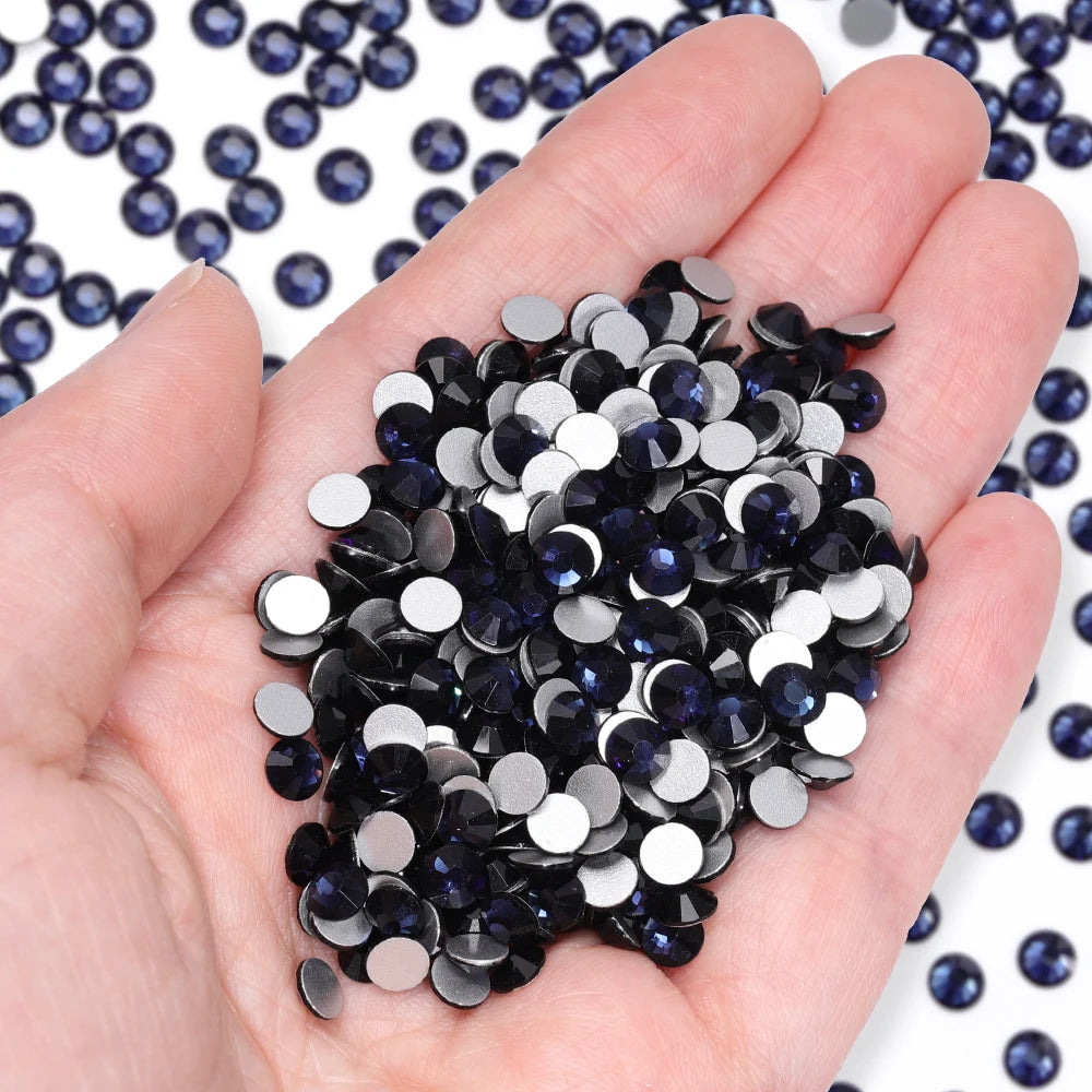 Wholesale 14400pcs/bag Non Hotfix Rhinestones SS6-SS30 Glass Crystal Flatback Regular Cut Rhinestones for Nails Art