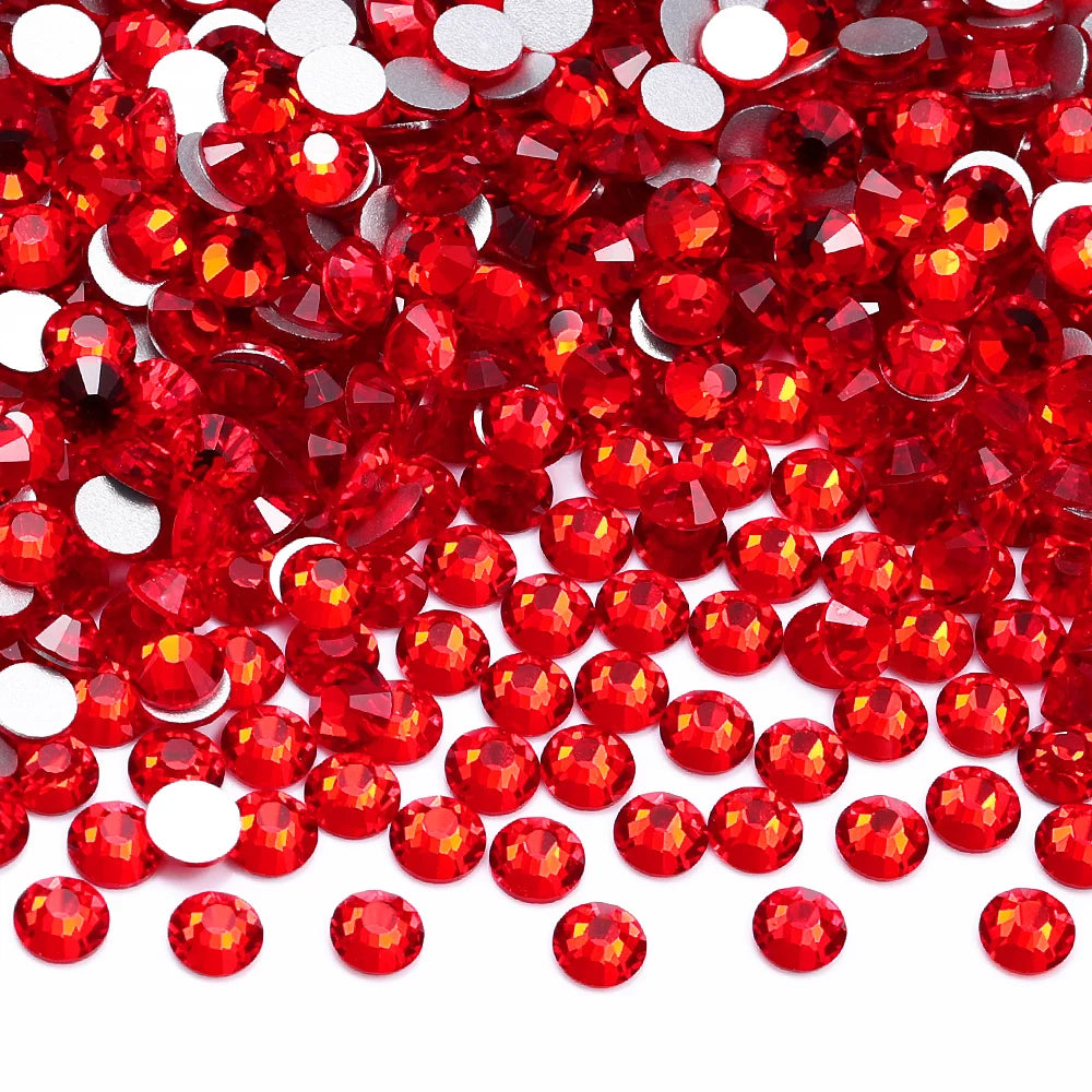 Newest Glass Rhinestones Non HotFix Flatback Rhinestones Bling Shine Bright Bulk Cup Rhinestone for Clothing Accessories