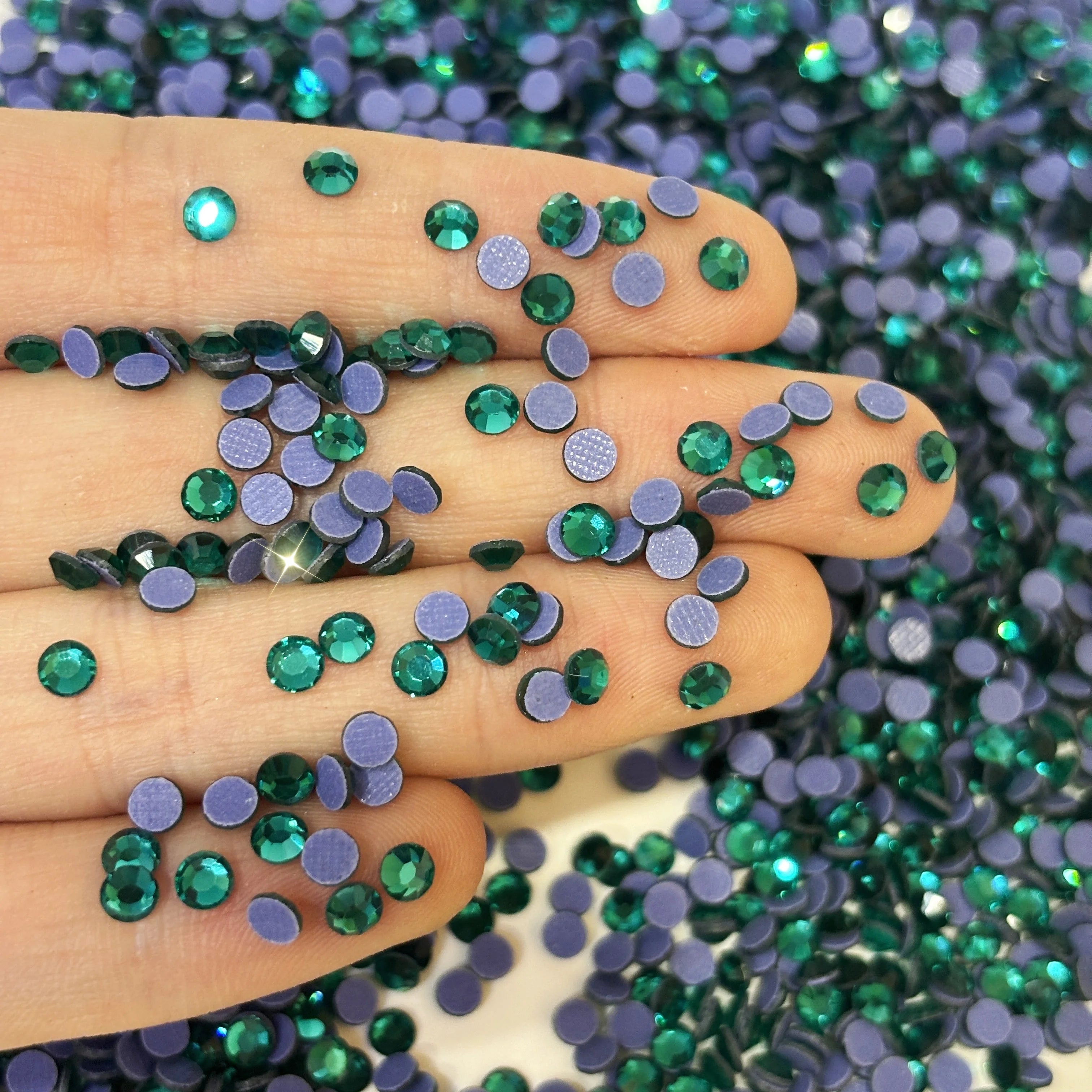 Bulk Shiny Glass Rhinestones Crystal Flatback AB DIY Nail Art Shoe Garment Decorations Hot Fix Glue-On Rhinestone