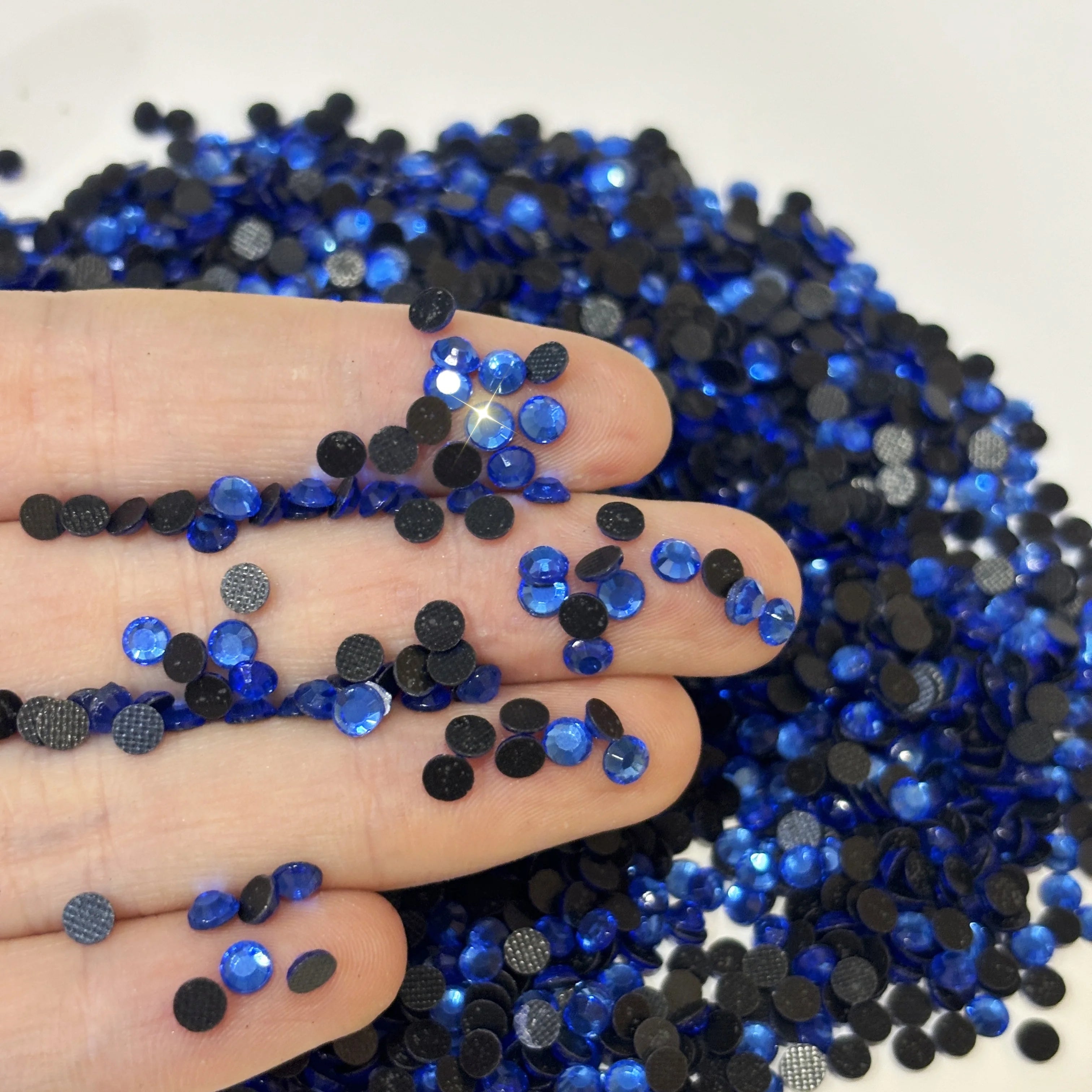 Wholesale SS8 DMC Rhinestones Glass Hot Fix Crystal Diamond Garment Accessories Decorations Flat Back Rhinestone