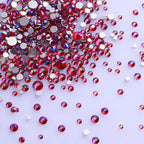 Wholesale High Quality Rhinestone Non Hotfix Bulk Transparent Crystal AB Glass Rhinestones Mixed Sizes