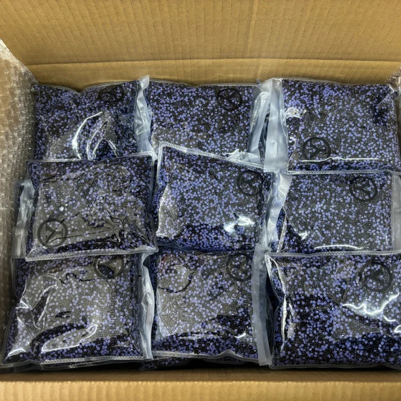 Wholesale SS8 DMC Rhinestones Glass Hot Fix Crystal Diamond Garment Accessories Decorations Flat Back Rhinestone
