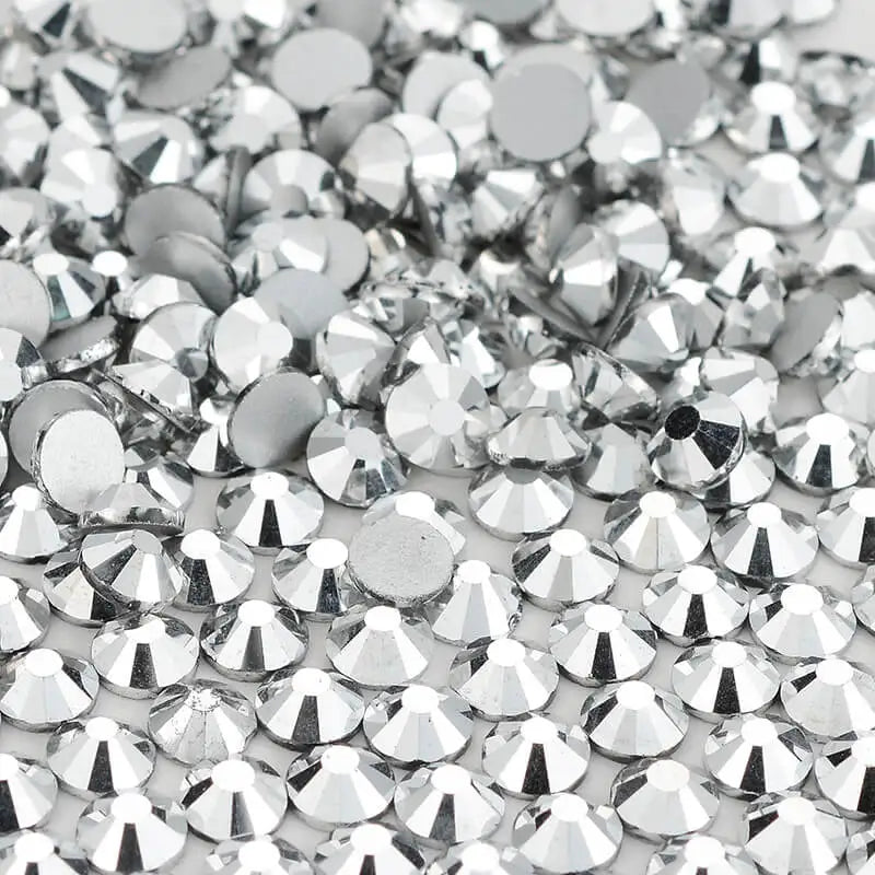 Glass Rhinestone Non Hot Fix Glass Labrador Color Rhinestones Boutique for Dance Costumes Crystal Craft