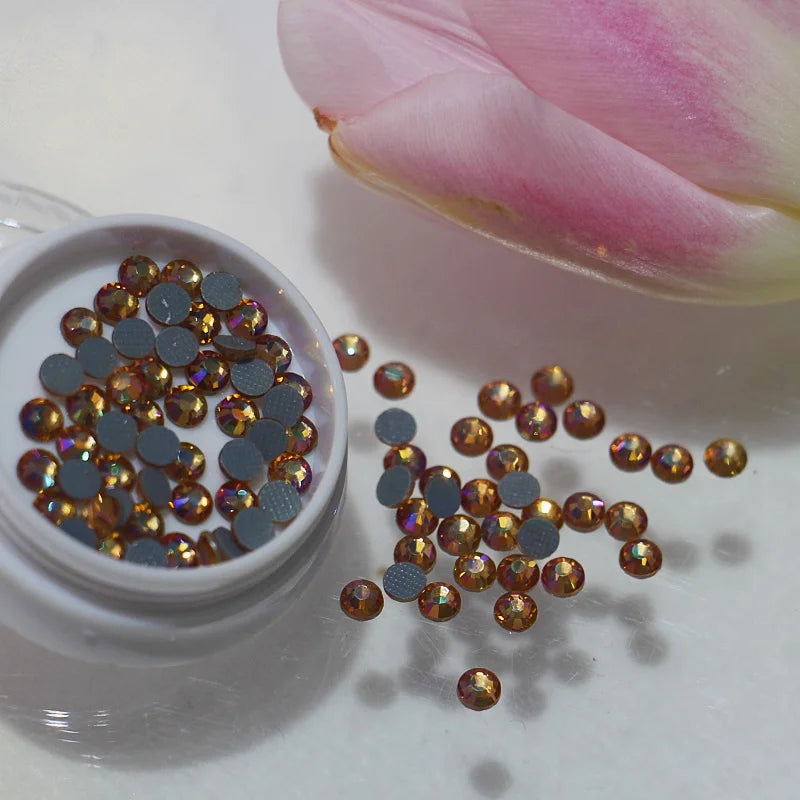 Wholesale Shiny Flat Bottomed Water Diamonds Loose Rhinestone Nail Art Accessories Jewelry DIY Decorative Materials
