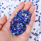 Wholesale Brown Glass Nail Rhinestones Bling Bling Loose Rhinestones for Nail Art Decoration Non-Hotfix Design