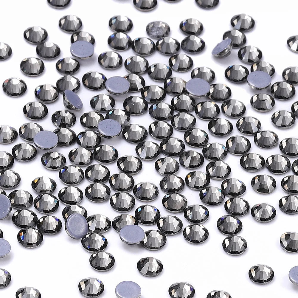 QIYI SS3-SS50 Colorful Hotfix Rhinestones Glitter Crystal Glue on Strass Diamond Rhinestones for Garment Decorations