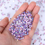 Wholesale 14400pcs Bulk Package Shining Rhinestones Glass AB Crystals Glue on Rhinestones for Car