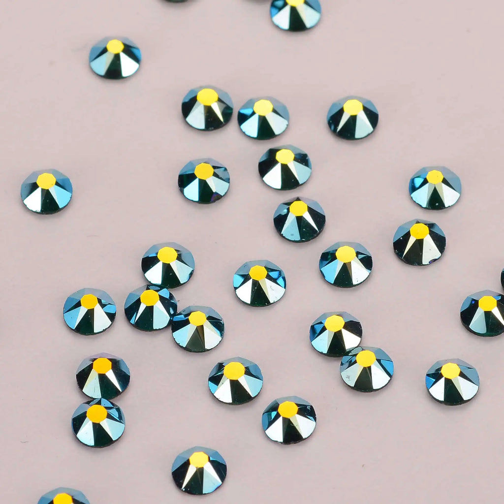 Wholesale Rhinestone 2088 Round Shape 16 Cut Faces High Quality Non Hotfix Crystal AB Rhinestone for Garment Decorations