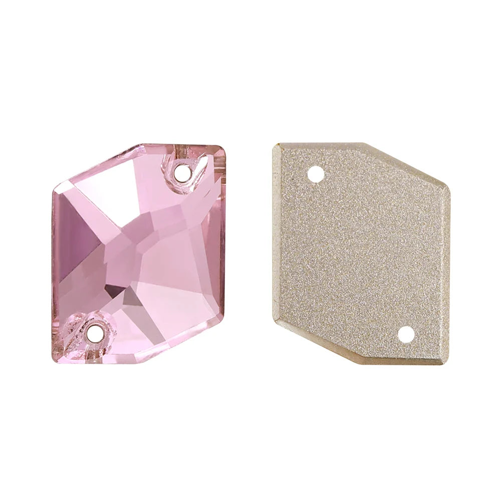 3265 Cosmic Shape 10*12mm/11*14mm/13*17mm/17*21mm Top Quality Durable Innovative Design Clear Glass Sew-on Rhinestones for DIY