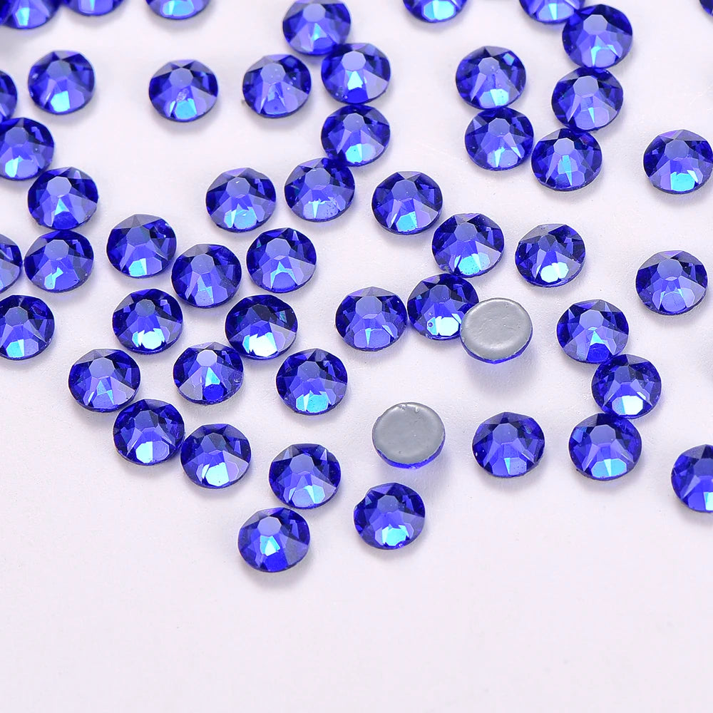 Wholesale Highest Quality 2088 16 Cut Facets Flat Back Crystal Hot Fix Rhinestones for Wedding Dresses