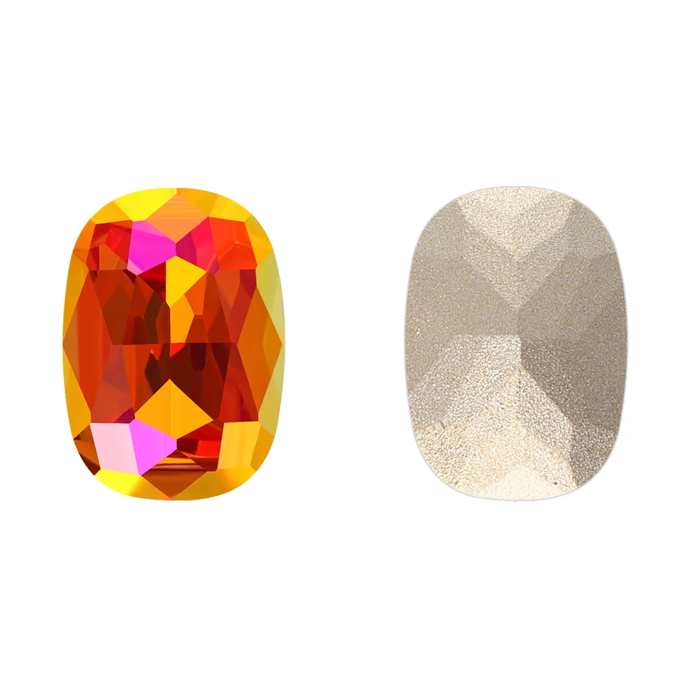 Latest Fashion Design Classical Rectangle for Fancy Stone High Quality Grade AAAAAA K9 Glass Point Back Stones 12 Facets