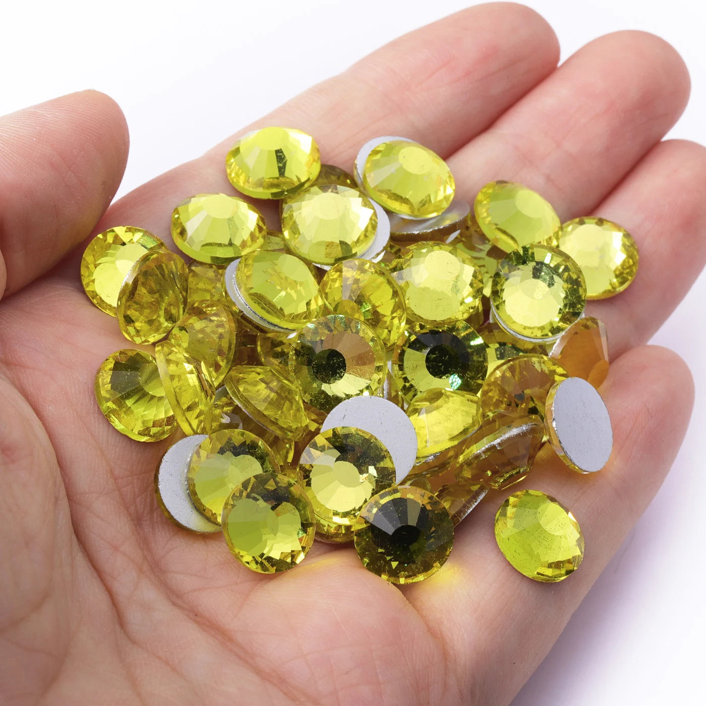SS50 Rhinestone Big Size Wholesale Rhinestone Non Hotfix Flat Back Crystal  Glass Rhinestones for DIY Nail Gym Clothing